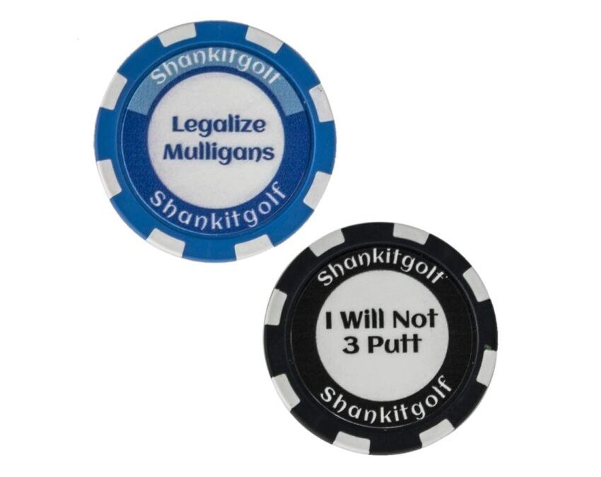 Funny Poker Golf Markers