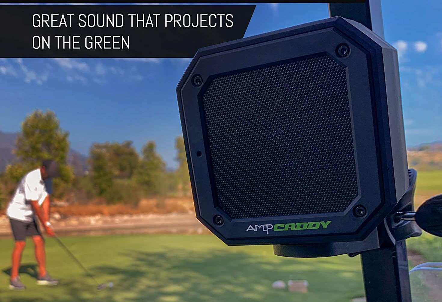 Mountable Golf Bluetooth Speaker The Aggressive Fade