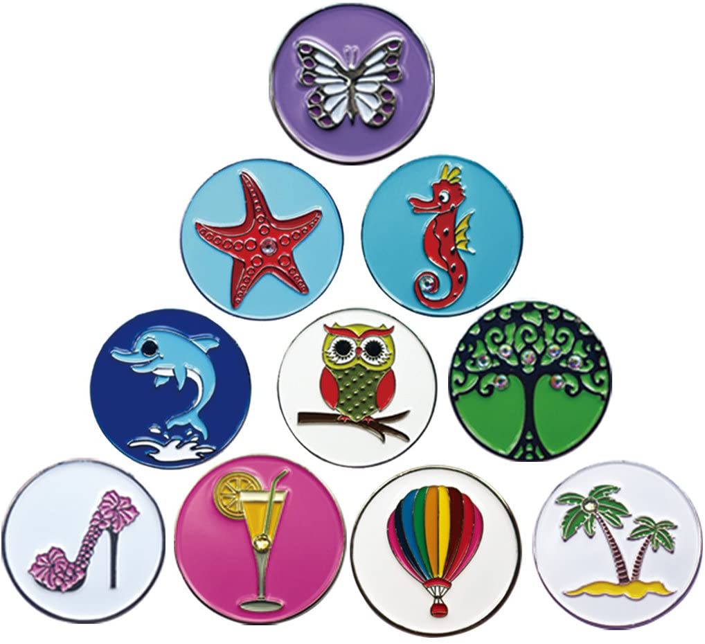 Ladies Golf Ball Markers The Aggressive Fade